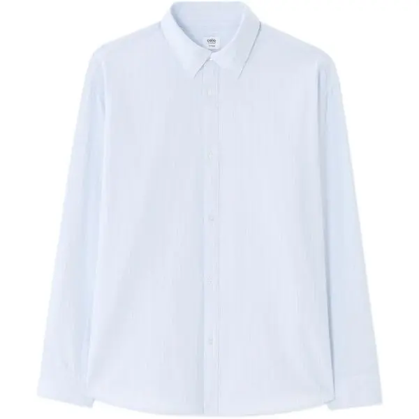 CELIO CELIO NACASTRI Мъжка свободна риза, светлосиньо, размер