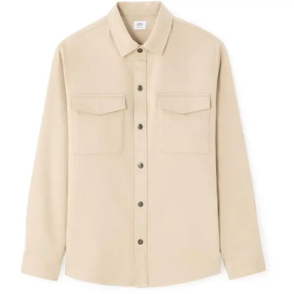 CELIO CELIO NAGASTRET Мъжка overshirt риза, бежово, размер