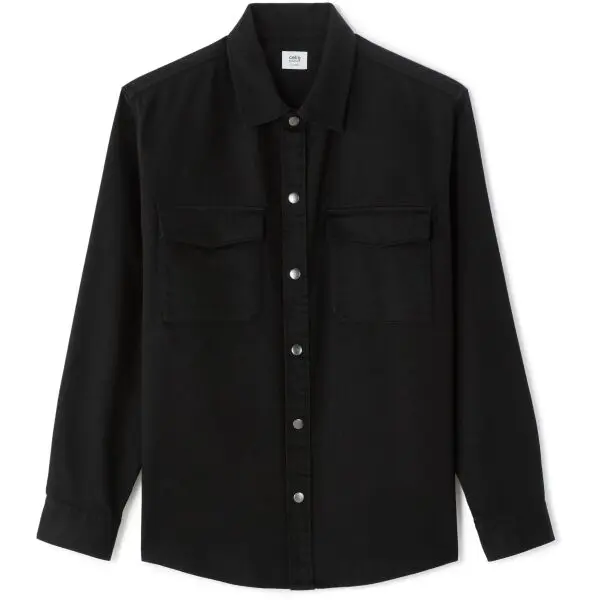 CELIO CELIO NAGASTRET Мъжка overshirt риза, черно, размер