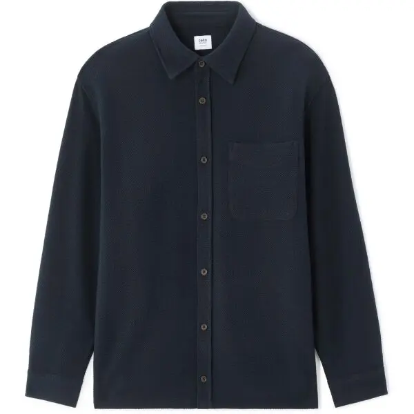 CELIO CELIO NASEERSET Мъжка риза, тъмносин, размер