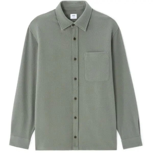 CELIO CELIO NASEERSET Мъжка риза, тъмнозелено, размер