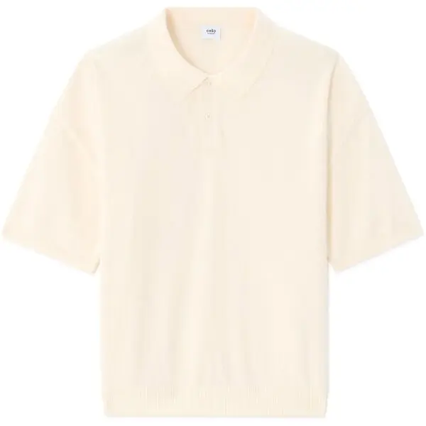 CELIO CELIO NEBOUCLET Мъжка поло тениска, бяло, размер