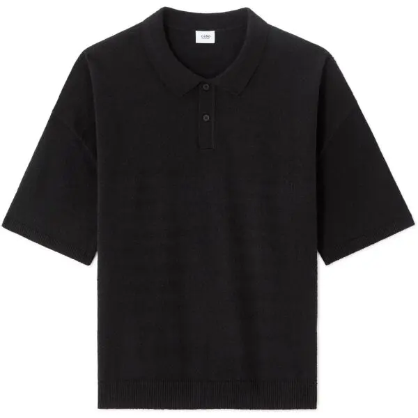 CELIO CELIO NEBOUCLET Мъжка поло тениска, черно, размер