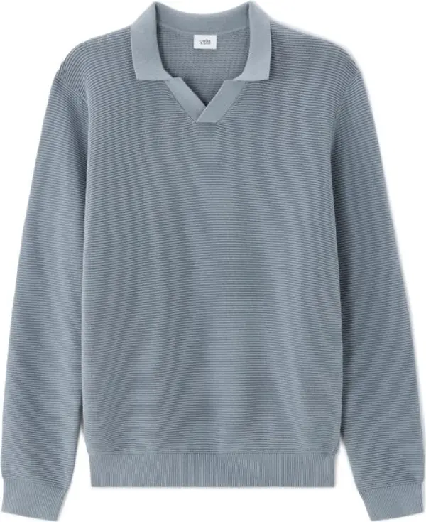 CELIO CELIO NETTOMAN Мъжки пуловер, сиво, размер