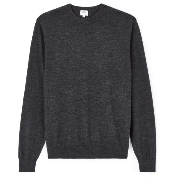 CELIO CELIO SEMERIROND Мъжки пуловер, тъмносиво, размер