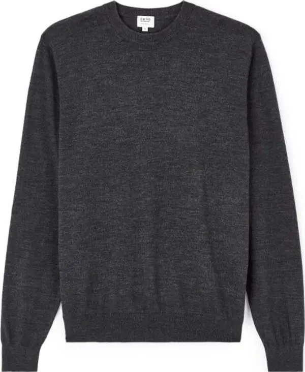 CELIO CELIO SEMERIROND Мъжки пуловер, тъмносиво, размер