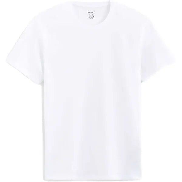 CELIO CELIO TEBASE Мъжка тениска, бяло, размер
