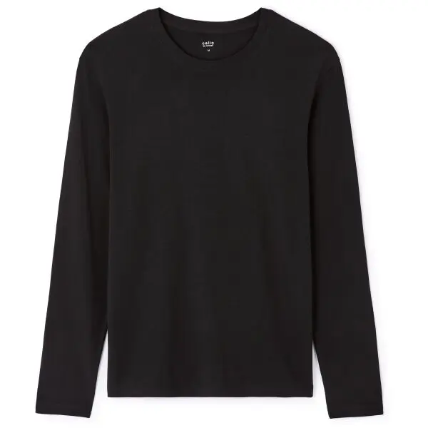 CELIO CELIO TEBASEML Мъжка тениска, черно, размер