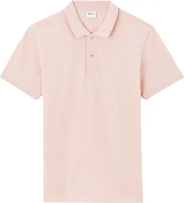 CELIO CELIO TEONE Мъжка поло тениска, цвят сьомга, размер