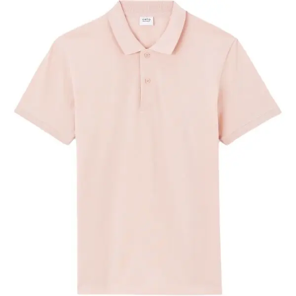 CELIO CELIO TEONE Мъжка поло тениска, цвят сьомга, размер