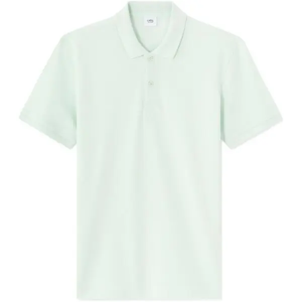 CELIO CELIO TEONE Мъжка поло тениска, светло-зелено, размер