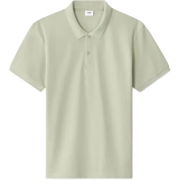 CELIO CELIO TEONE Мъжка поло тениска, светло-зелено, размер