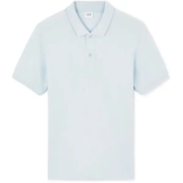 CELIO CELIO TEONE Мъжка поло тениска, светлосиньо, размер
