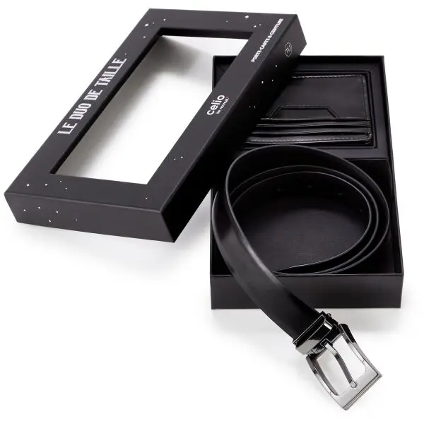 CELIO CELIO XJIBELT Кожен колан, черно, размер