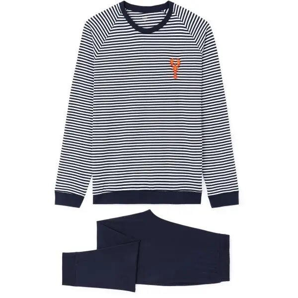 CELIO CELIO XJIPYHOM Мъжка пижама, тъмносин, размер