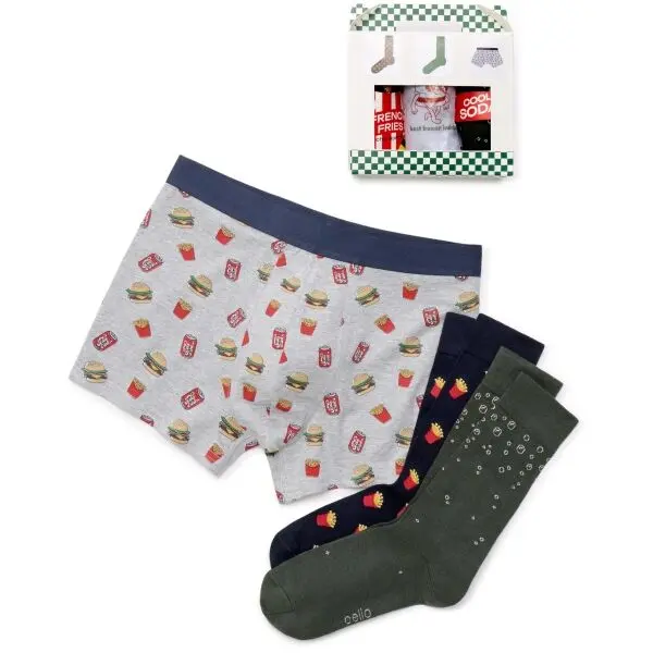 CELIO CELIO XMIBOHAPPY Боксерки и чорапи в подаръчна опаковка, микс, размер