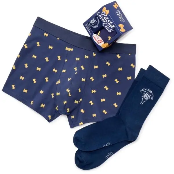 CELIO CELIO XMIBOPASTA Боксерки и чорапи в подаръчна опаковка, тъмносин, размер
