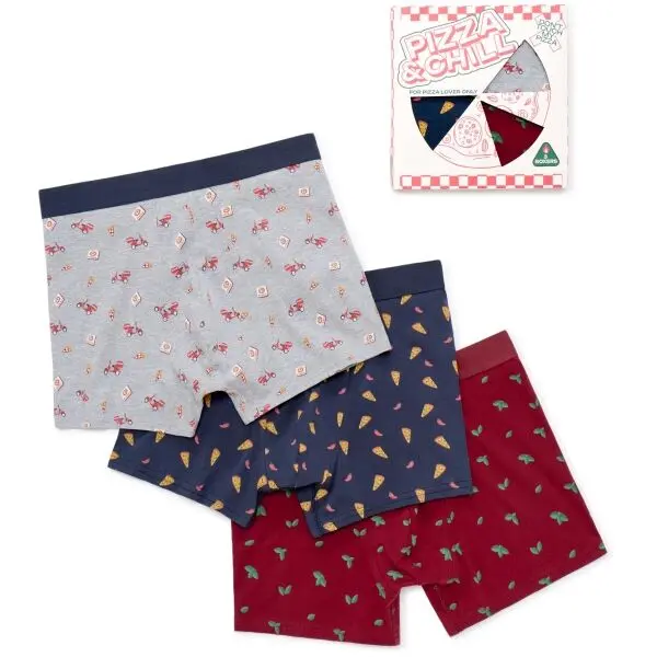 CELIO CELIO XMIBOPIZZA Мъжки боксерки в подаръчна опаковка, микс, размер
