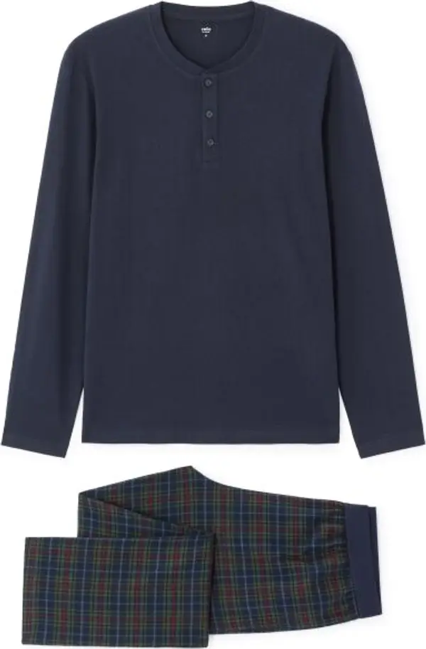 CELIO CELIO XMIPYMIX Мъжка пижама, тъмносин, размер