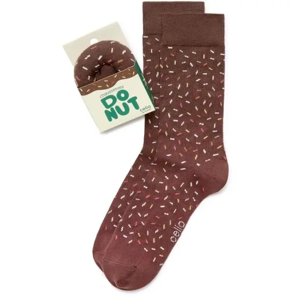 CELIO CELIO XMISODNUT Мъжки чорапи в подаръчна опаковка, кафяво, размер
