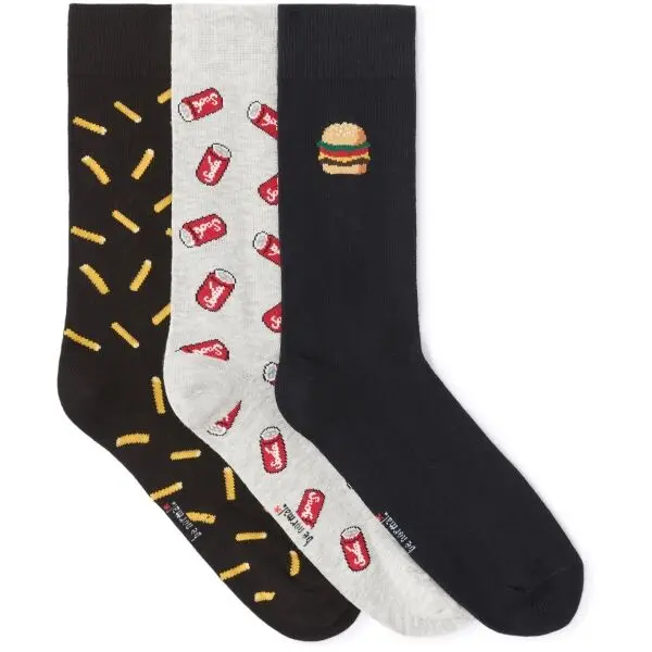 CELIO CELIO XMISOHAPPY Мъжки чорапи в подаръчна опаковка, черно, размер