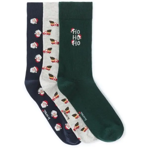 CELIO CELIO XMISOSANTA Мъжки чорапи в подаръчна опаковка, тъмносин, размер