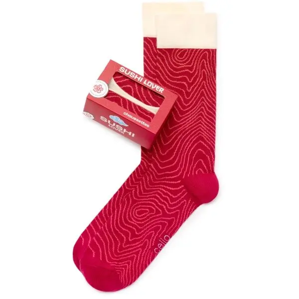 CELIO CELIO XMISOSUSHI Мъжки чорапи, червено, размер