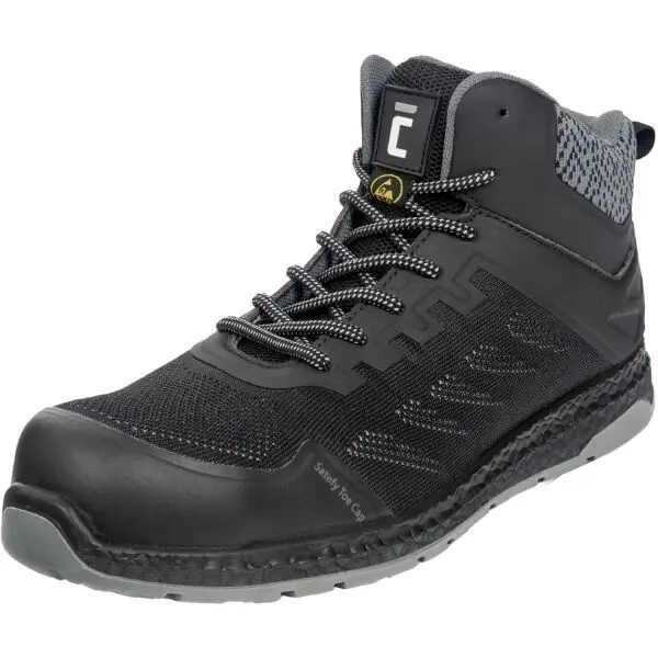 CERVA CERVA DUVAAG ESD S1PS SR Мъжки предпазни обувки, черно, размер