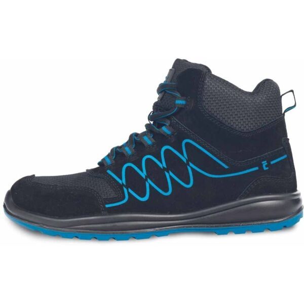 CERVA CERVA RAVEN SPORTY O1 ESD SR Мъжки работни обувки с висок профил, черно, размер