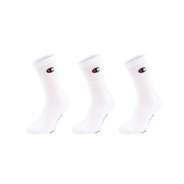 Champion Champion 3PK CREW SOCKS Унисекс чорапи, бяло, размер