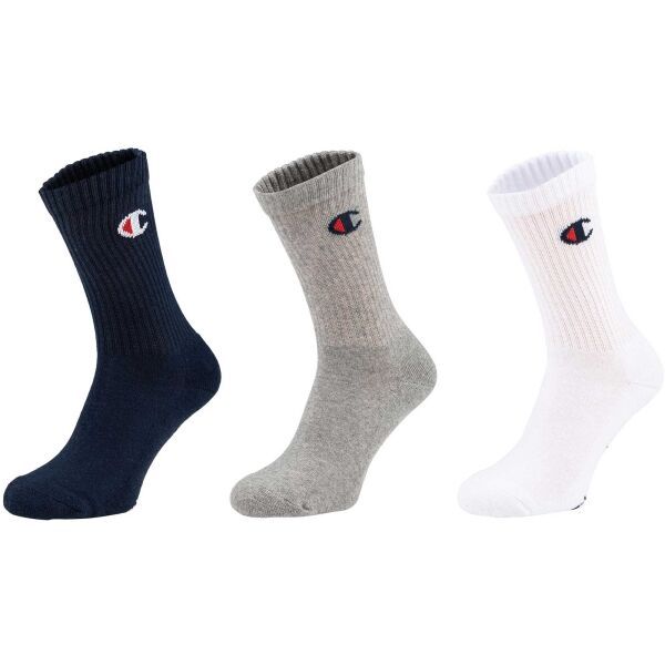 Champion Champion 3PK CREW SOCKS Унисекс чорапи, бяло, размер