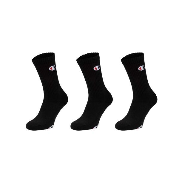 Champion Champion 3PK CREW SOCKS Унисекс чорапи, черно, размер