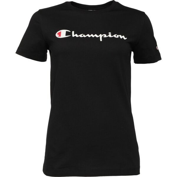 Champion Champion LEGACY Дамска тениска, черно, размер XS