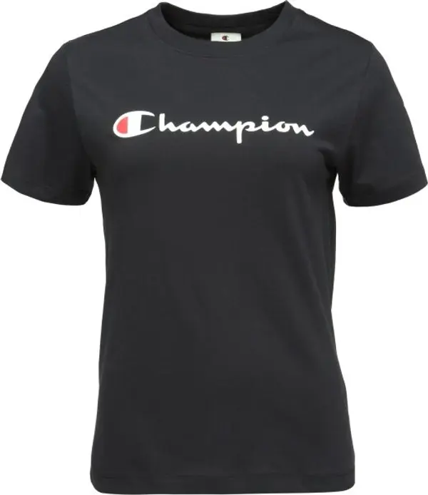 Champion Champion CREWNECK Дамска тениска, черно, размер