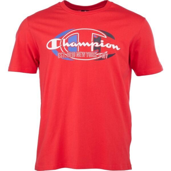 Champion Champion CREWNECK T-SHIRT Мъжка тенискаМъжка тениска, червено, размер