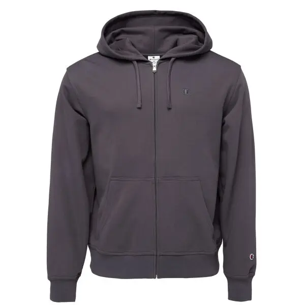 Champion Champion FULL ZIP Мъжки суитшърт, тъмносиво, размер