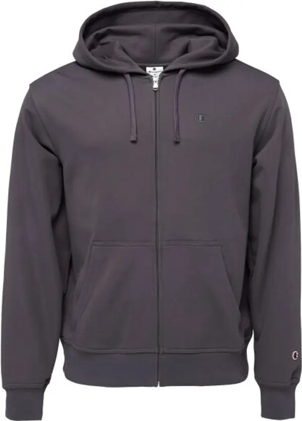 Champion Champion FULL ZIP Мъжки суитшърт, тъмносиво, размер