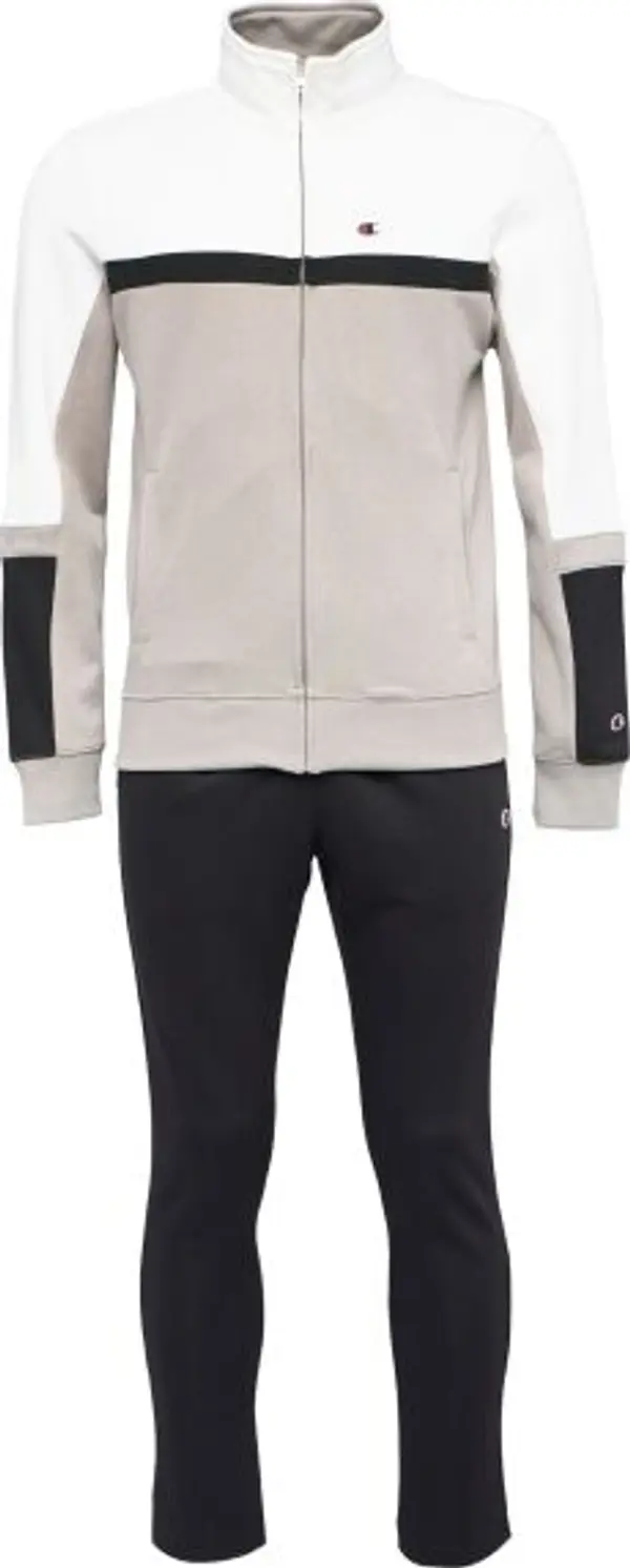 Champion Champion FULL ZIP SWEATSHIRT Мъжки спортен комплект, черно, размер