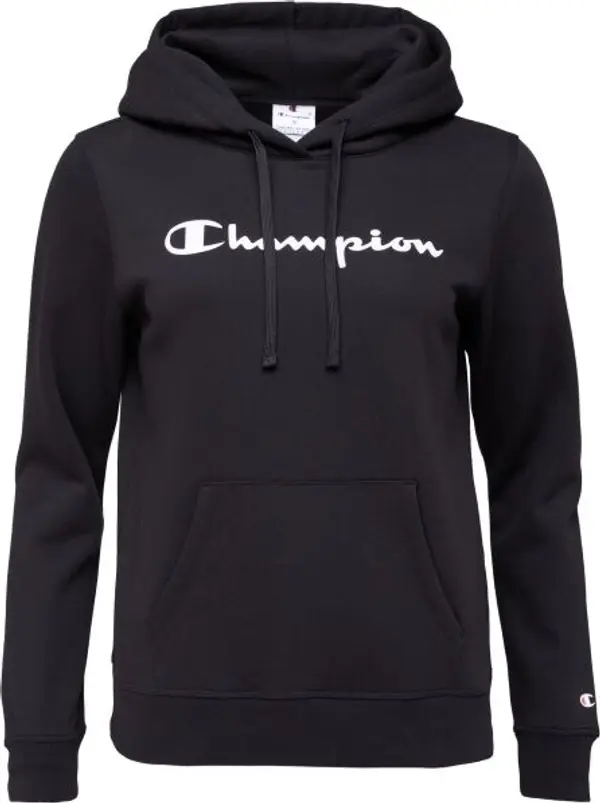 Champion Champion HOODED Дамски суитшърт, черно, размер