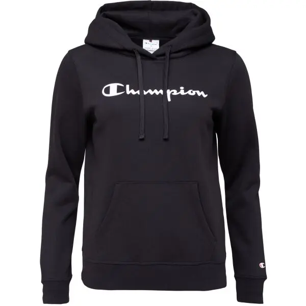 Champion Champion HOODED Дамски суитшърт, черно, размер