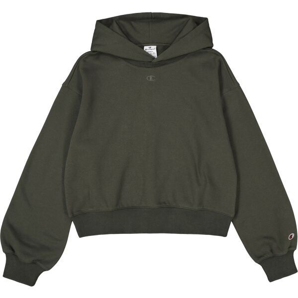 Champion Champion HOODED Дамски суитшърт, khaki, размер