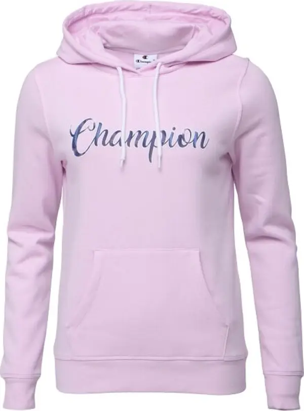 Champion Champion HOODED Дамски суитшърт, розово, размер