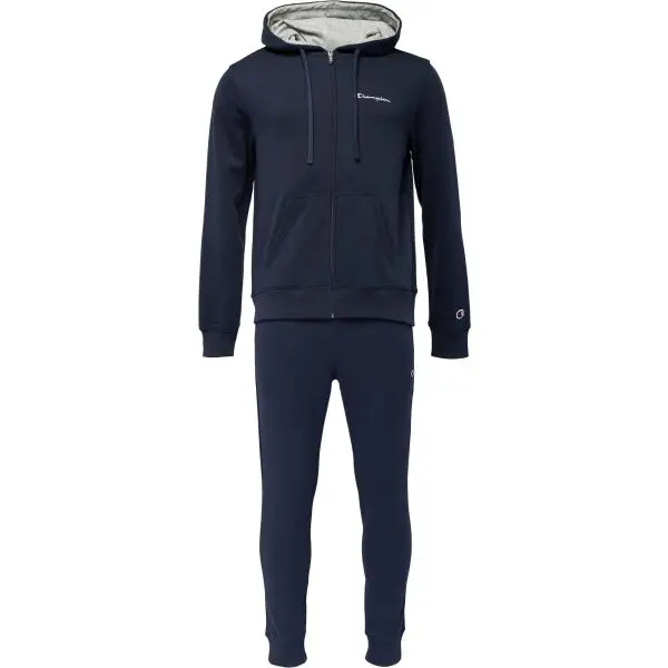 Champion Champion HOODED FULL ZIP SUIT Мъжки спортен екип, тъмносин, размер