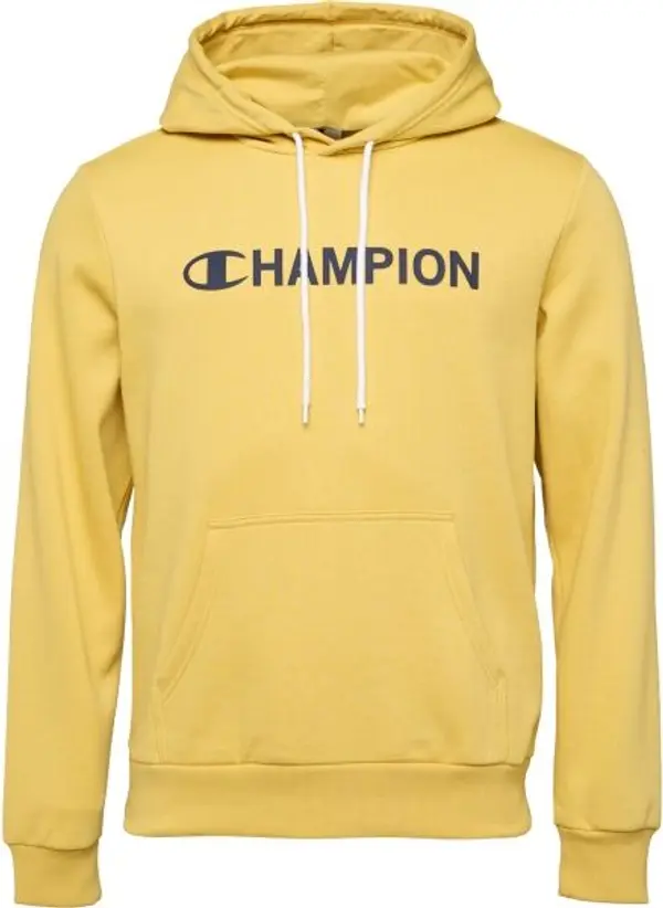 Champion Champion HOODED Мъжки суитшърт, жълто, размер