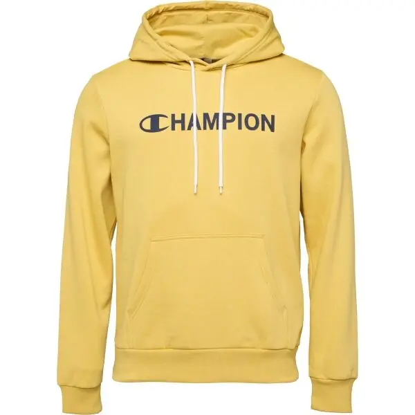 Champion Champion HOODED Мъжки суитшърт, жълто, размер