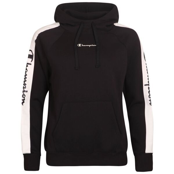 Champion Champion HOODED SWEATSHIRT Дамски  суитшърт, черно, размер