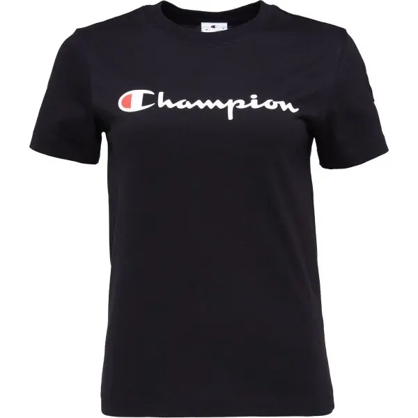 Champion Champion LEGACY Дамска тениска, черно, размер