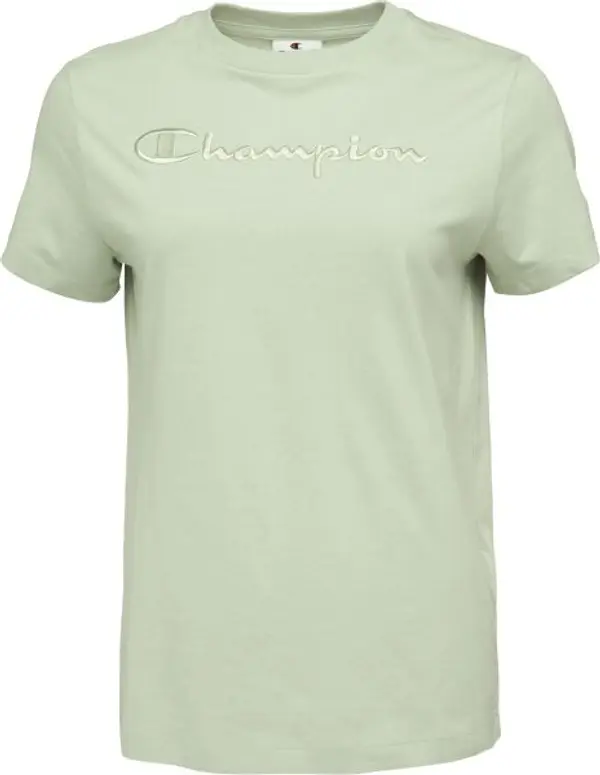 Champion Champion LEGACY Дамска тениска, светло-зелено, размер
