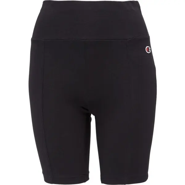 Champion Champion LEGACY Дамски еластични шорти, черно, размер
