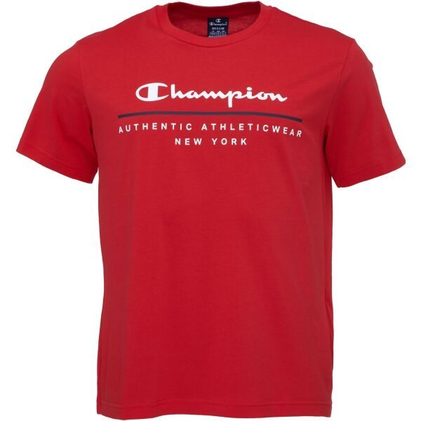 Champion Champion LEGACY Мъжка тениска, червено, размер